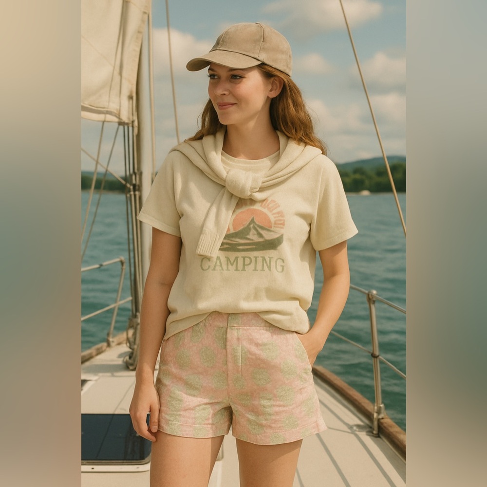 Pina Colada Print Shorts